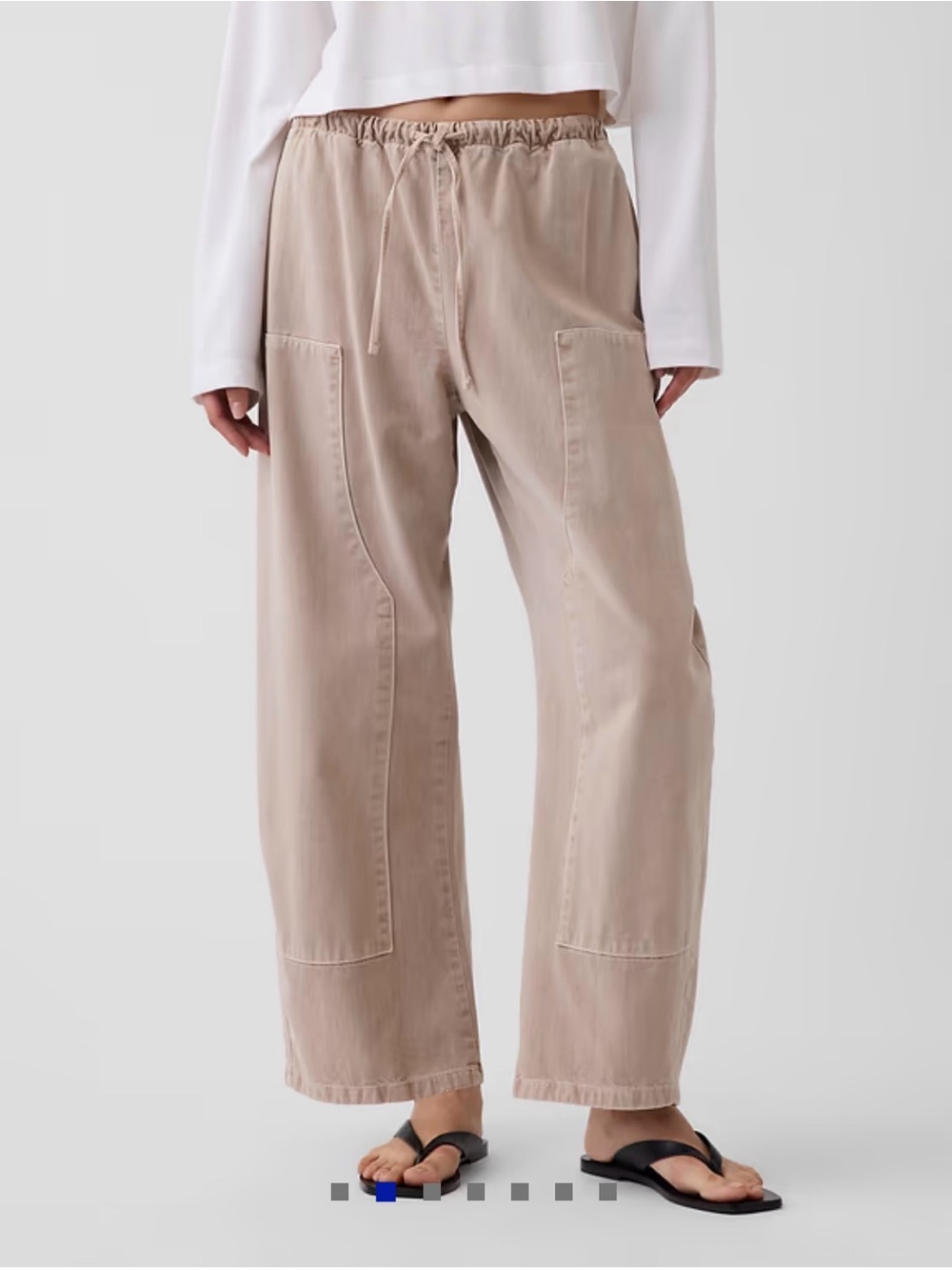GAP Easy Double-Knee Barrel Pants